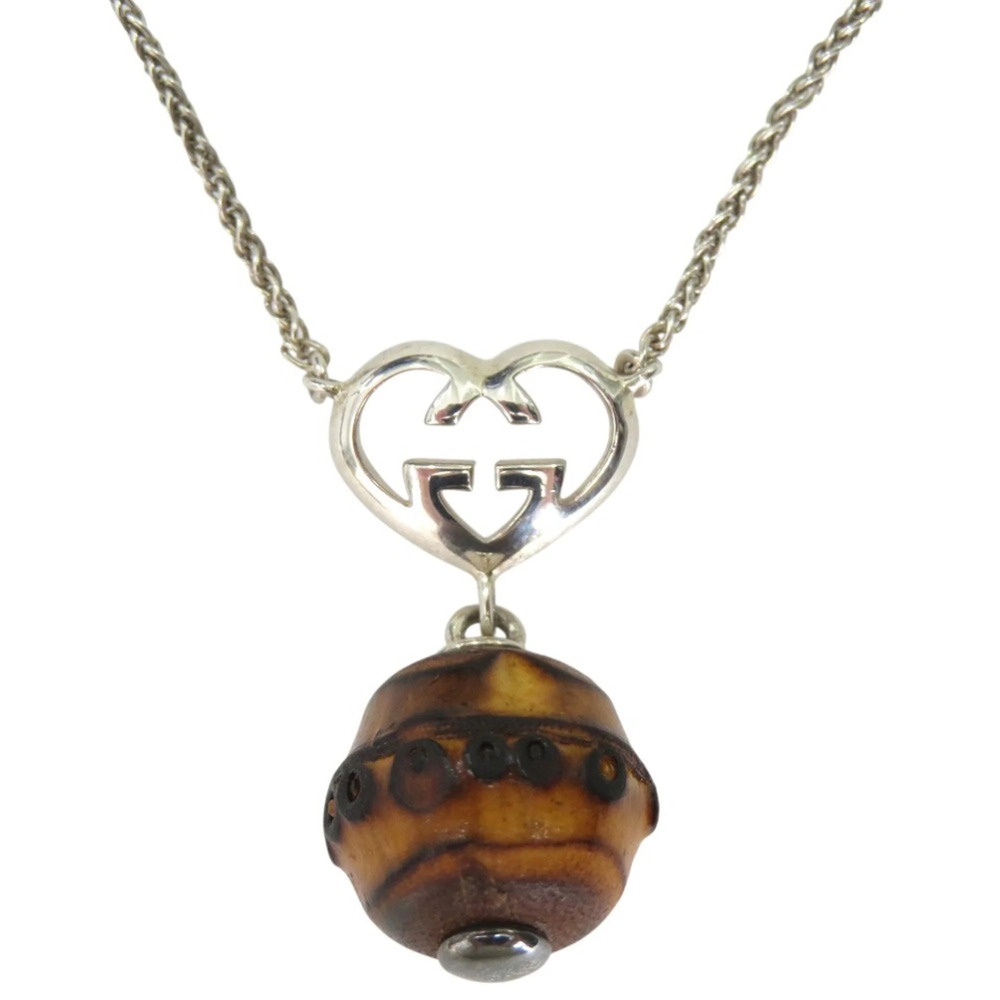 GUCCI Silver Bamboo Necklace
